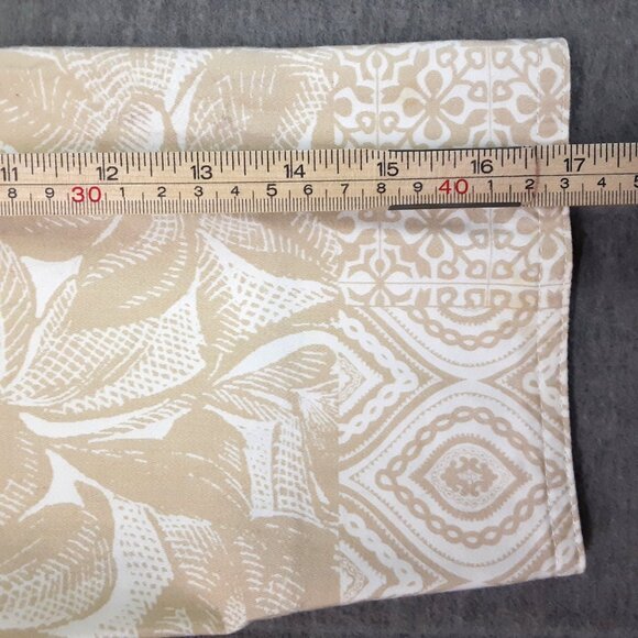 Drapers & Damons Woman's Top Size 14P, Pockets, Beige/White, Button Closure - Picture 7 of 8